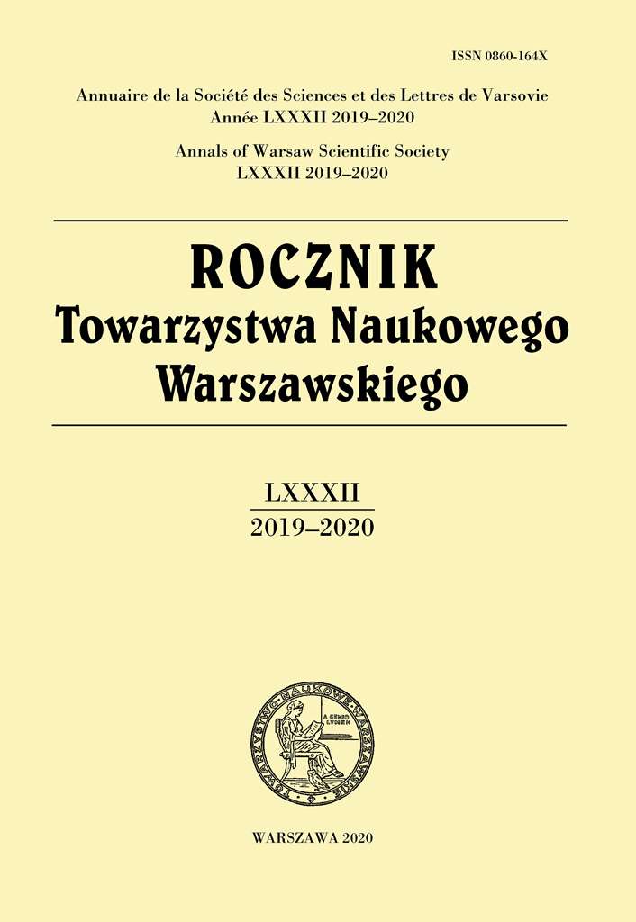 Rocznik TNW 2019 2020 okladka